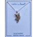 Zarah Company chain with silver-plated and enamel pendant. Colorful owl