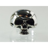 Steel ring with skull Size W