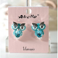 Earrings with little owls, owl. Various colors